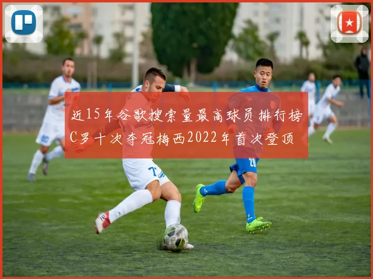 近15年谷歌搜索量最高球员排行榜C罗十次夺冠梅西2022年首次登顶